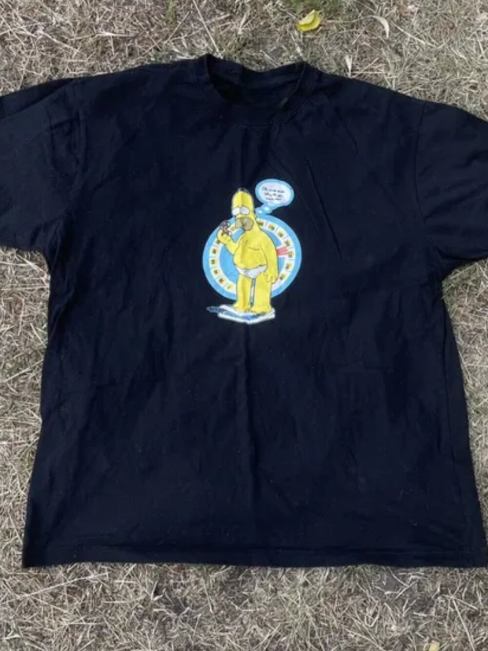 The Simpsons Homer Diaper Scale Illustration T-Shirt